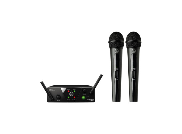 AKG Microfone Duplo s/fio WMS40 Mini Dual MINI2VOC-US25B/D AKG Microfone Duplo s/fio WMS40 Mini Dual MINI2VOC-US25B/D